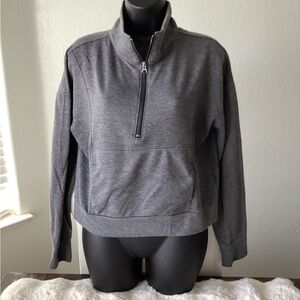 Marika Gray Quarter-Zip Sweatshirt